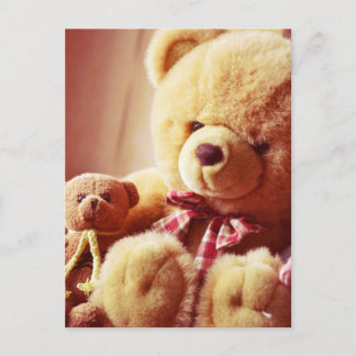 Postal de osos de peluche