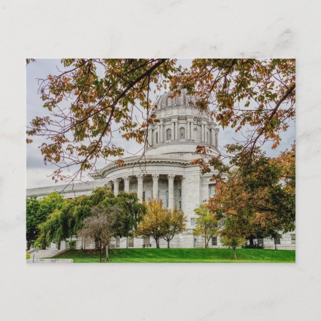 Postal de otoño del Capitolio de MO (Anverso)