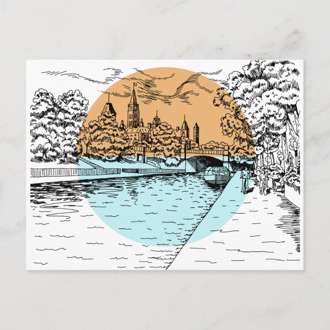 postal de Ottawa Canada (Anverso)