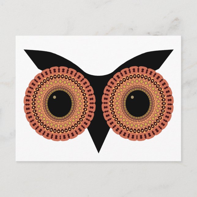 postal de Owl Eyes personalizado (Anverso)