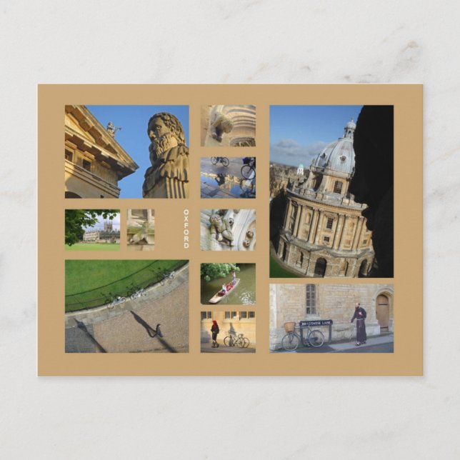 Postal de Oxford (Anverso)