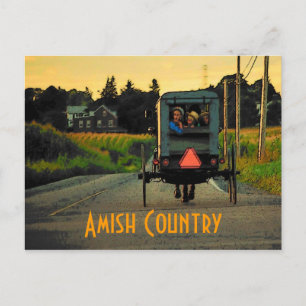Postal de país Amish