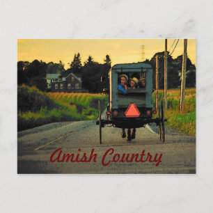Postal de país Amish