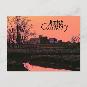 Postal de país Amish