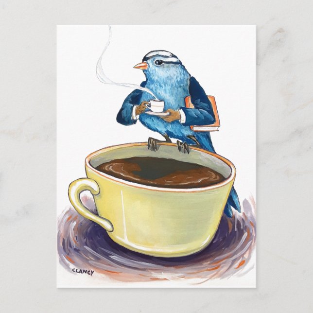 Postal de pájaro temprano (Anverso)