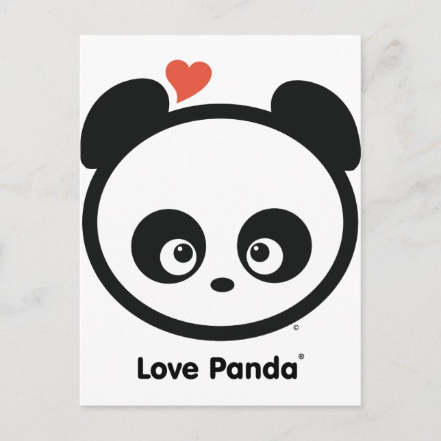 Postal de Panda® del amor (Anverso)