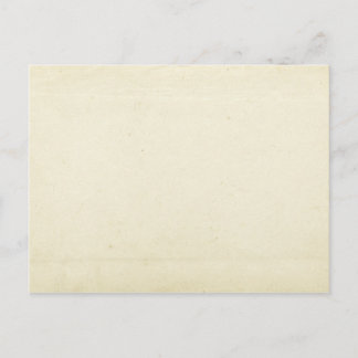 Postal de papel blanco