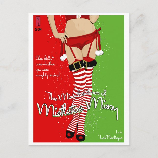 Postal de papel: Mistletoe Missy (Anverso)