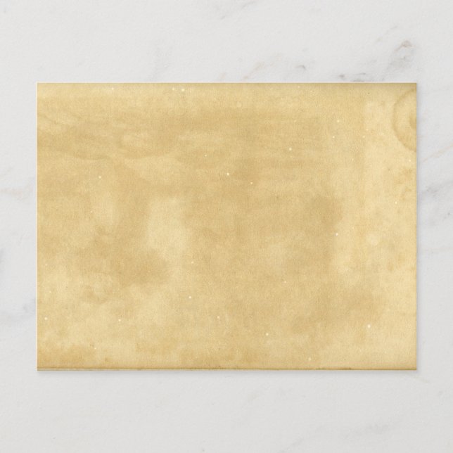 Postal de papel viejo blanco (Anverso)