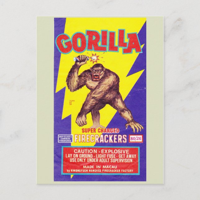 Postal de paquete de pirateo vintage (Anverso)