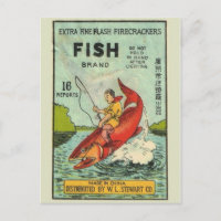 Postal de paquete de pirateo vintage