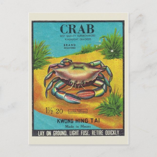 Postal de paquete de pirateo vintage (Anverso)