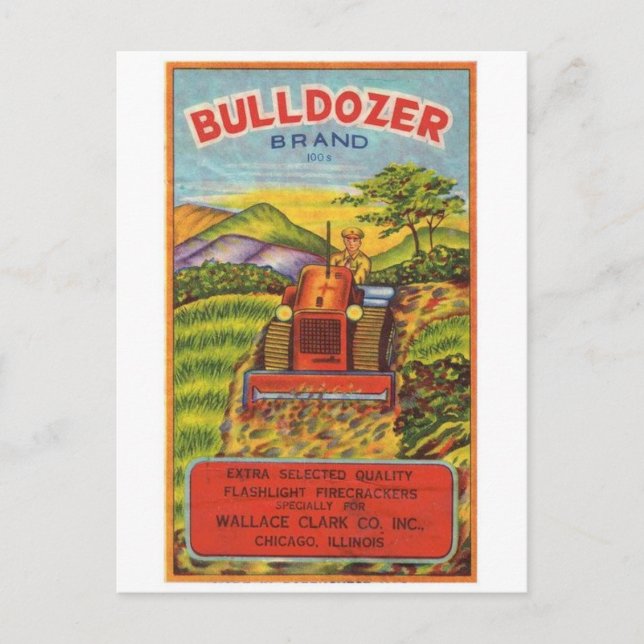 Postal de paquete de pirateo vintage (Anverso)