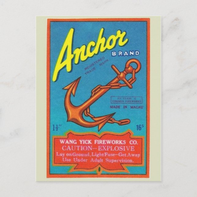 Postal de paquete de pirateo vintage (Anverso)