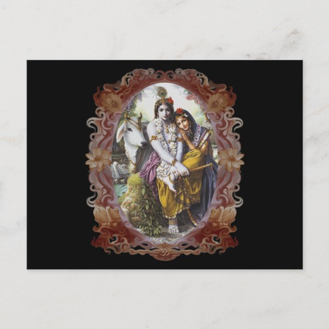 Postal de pareja totalmente atractiva (Anverso)