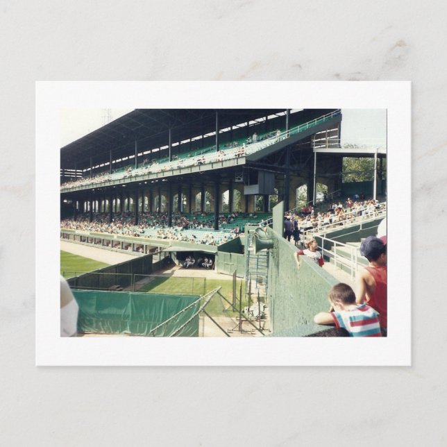 Postal de parque de Comiskey Park (Anverso)