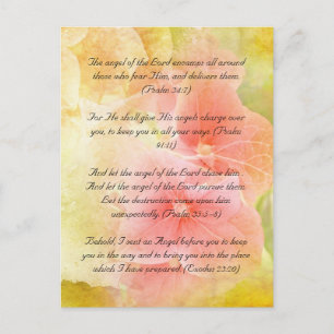 Postal de pasaje de la biblia