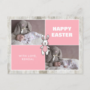 Postal de Pascua de Dos Collages de fotos