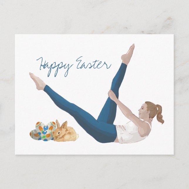 Postal de Pascua de Felices Pilates (Anverso)