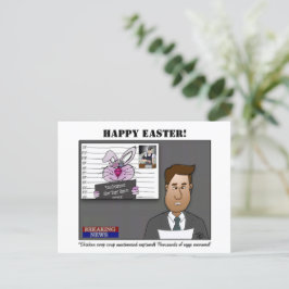 Postal de Pascua de Golpe de Pollo