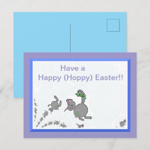 Postal de Pascua feliz (Adorable)