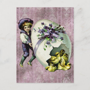 Postal de Pascua Vintage
