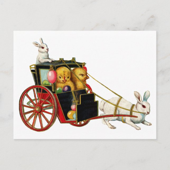 Postal de Pascua Vintage (Anverso)