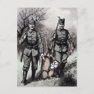 Postal de Pascua Vintage WW1