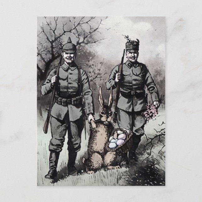 Postal de Pascua Vintage WW1 (Anverso)