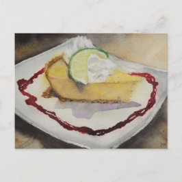 Postal de pastel de queso