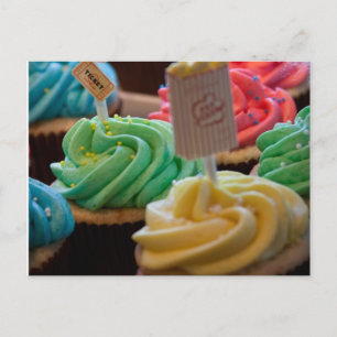 Postal de pastelería