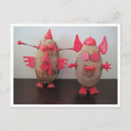 Postal de patatas espaciales