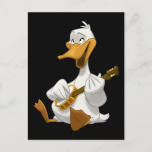 Postal de pato de Banjo-Strummin