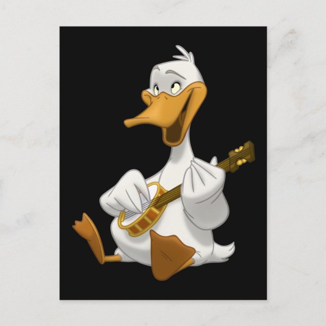 Postal de pato de Banjo-Strummin (Anverso)