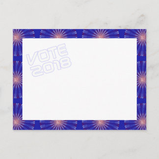 postal de Patriot Coronas VOTE 2018
