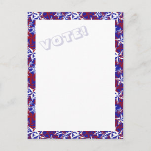 postal de Patriot Stars VOTE