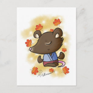 Postal de patrón de trazador de TMNT