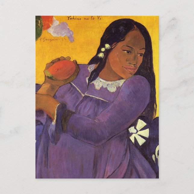 Postal de Paul Gauguin (Anverso)