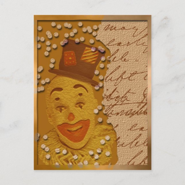 Postal de payaso (Anverso)
