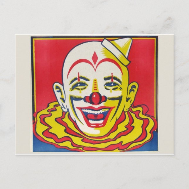 Postal de payaso de Circus (Anverso)