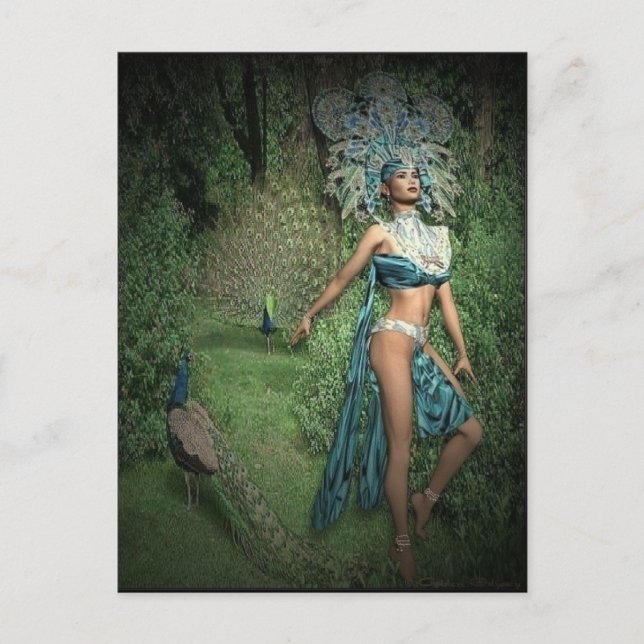 Postal de Peacock Garden (Anverso)