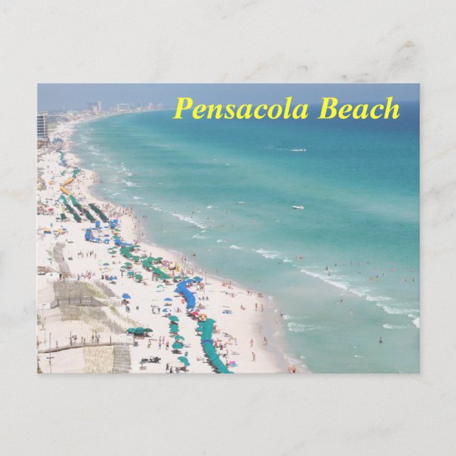 Postal de Pensacola Beach (Anverso)