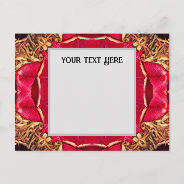 Postal de Peony Hearts (Anverso)