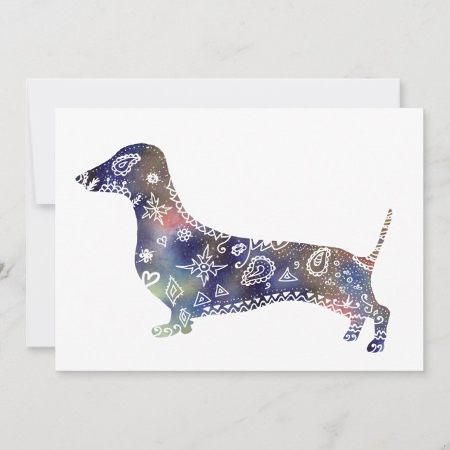 Postal de perro de Mandala (Anverso)