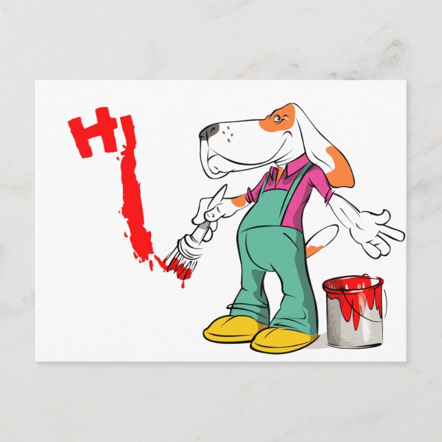 Postal de perro de Snoop (Anverso)