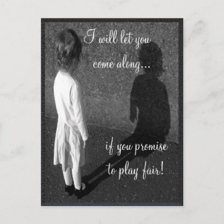 Postal de Personalizable de juego limpio