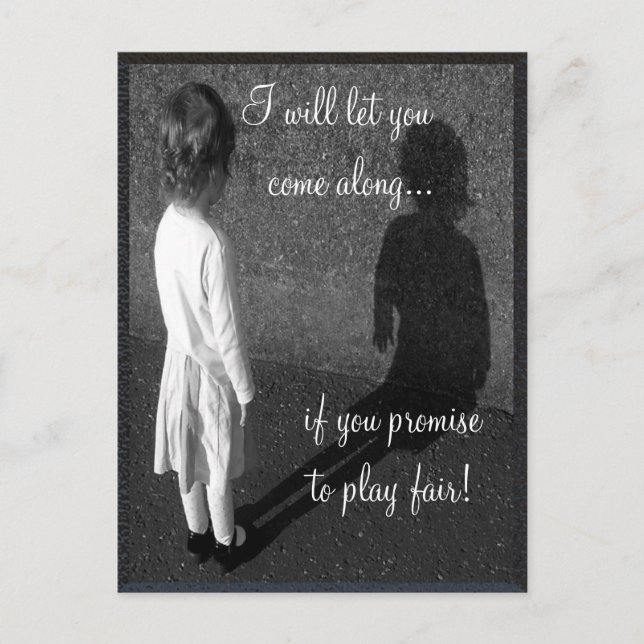 Postal de Personalizable de juego limpio (Anverso)