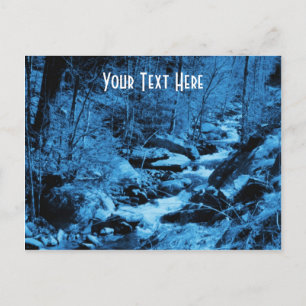 Postal de Personalizable de Naturaleza Brook Count