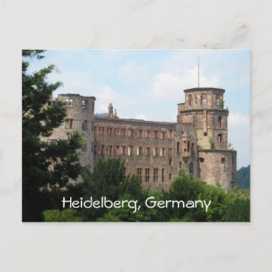 Postal de personalizable del castillo de Heidelber