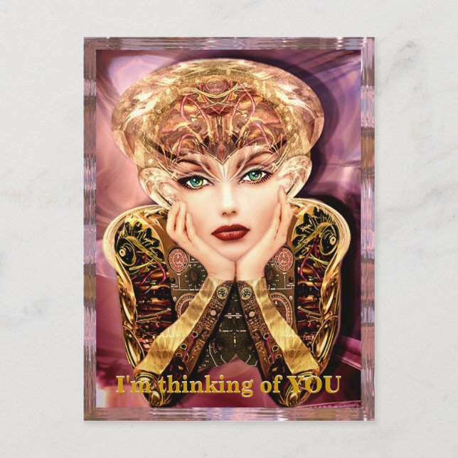 Postal de Personalizable del Instalador de Cyborg (Anverso)